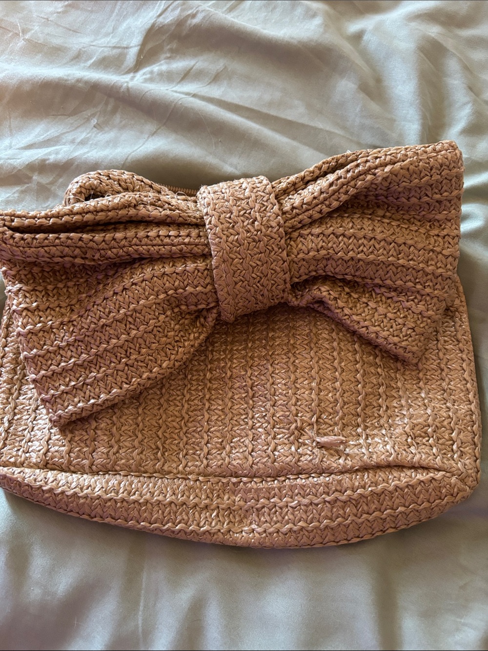 Bow clutch perfect vacation resort bag